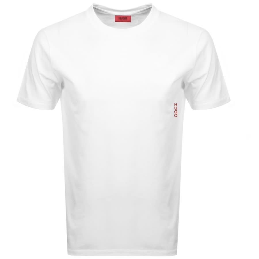 Alternative Image for ProductHUGO Double Pack Crew Neck T Shirt White2